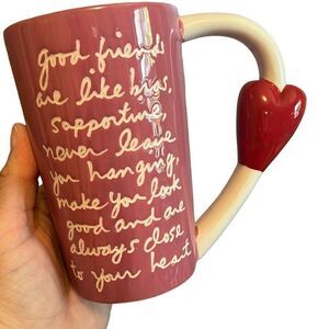 Sandra Magsamen "Good Friends Are Like Bras" Coffee‎ Mug Large Cup